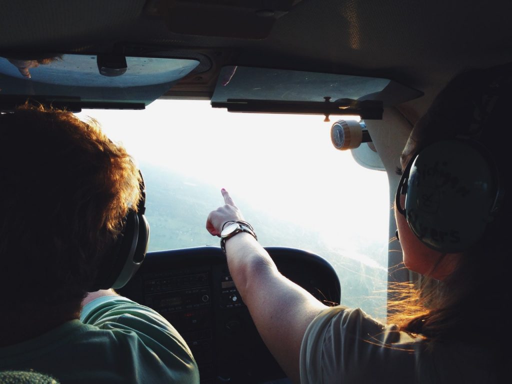 Pilots talking